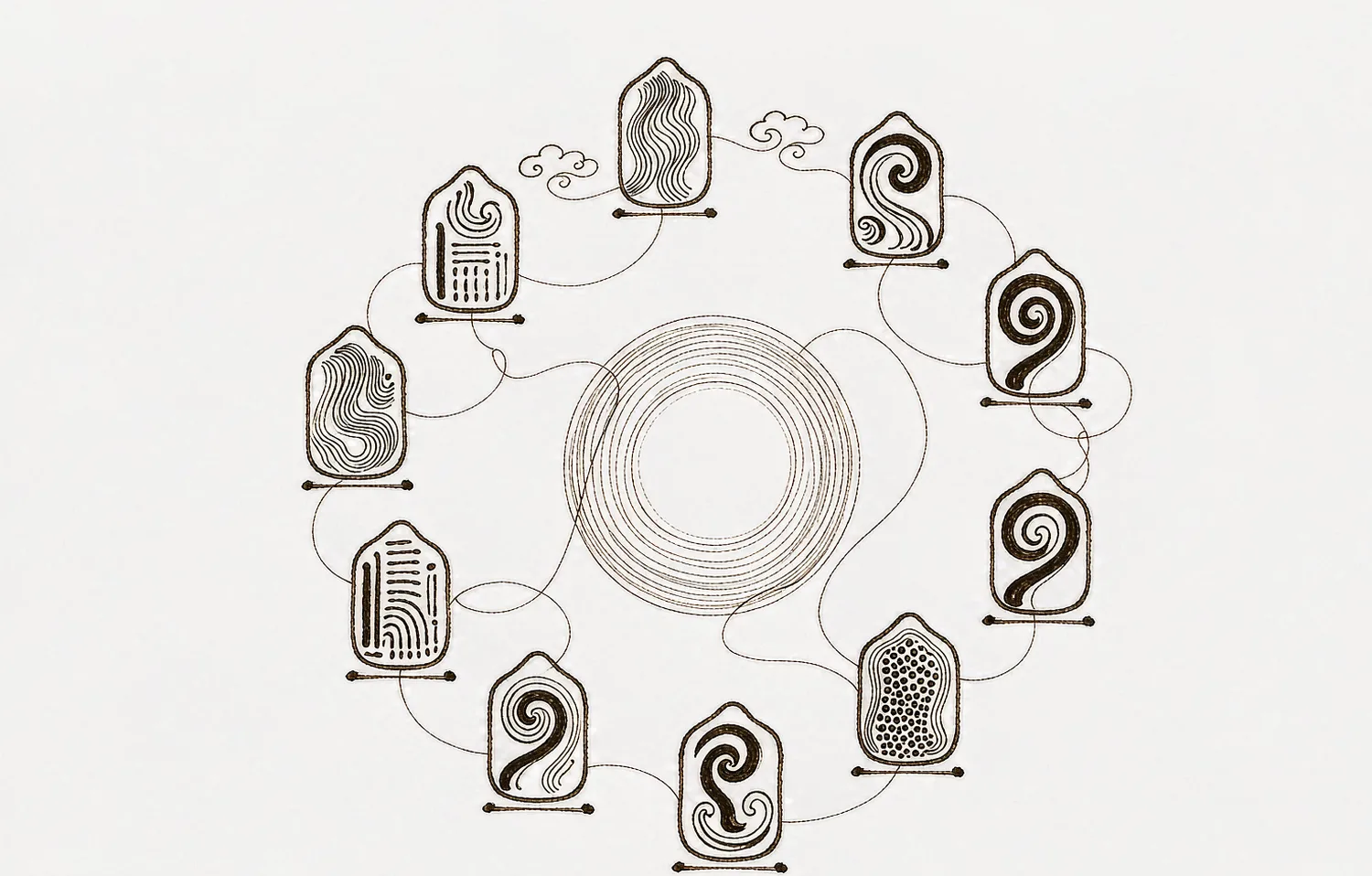 Illustration for this guide — single-line ink drawing